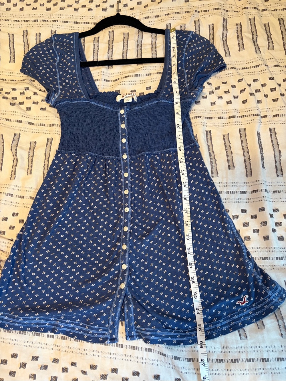 Hollister Women’s Floral Babydoll Top Y2K 2000s Coquette - Picture 5 of 5